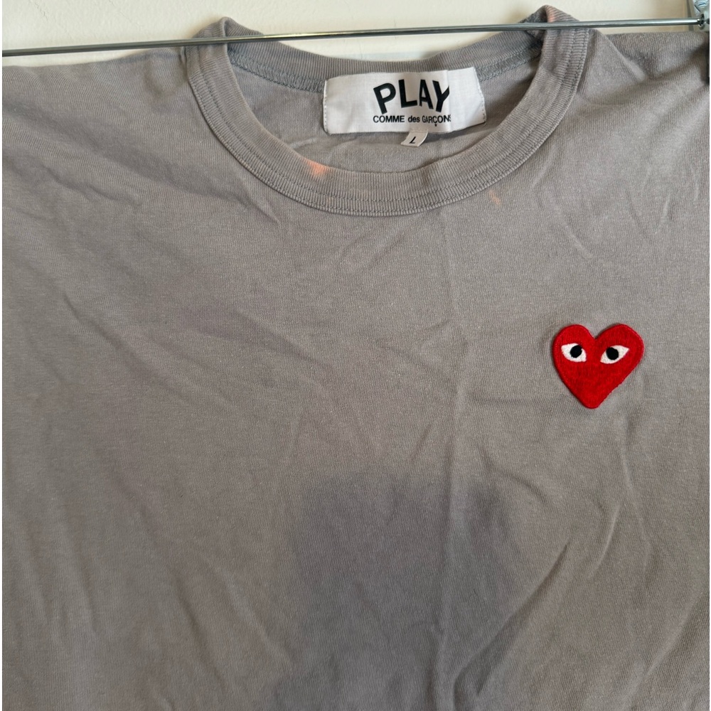Short sleeve pullover size L gray color